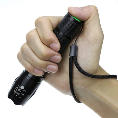 T6 LED Flashlight | Portable Telescopic Tactical Torch