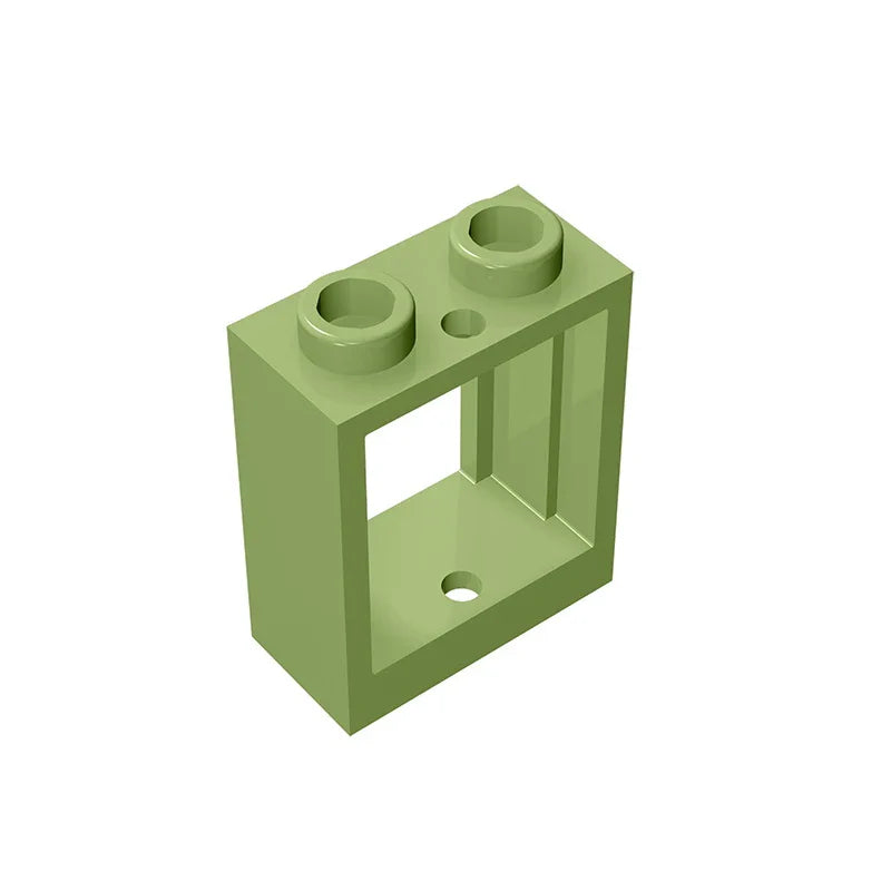 Gobricks GDS-783 Frame 1x2x2 Window | Compatible Building Block for DIY Projects