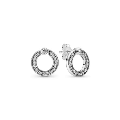 925 Silver Stud Earrings | Butterfly Snowflake Heart Moon Jewelry Gift