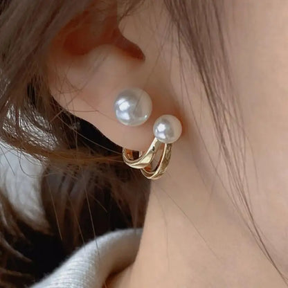 Korean Fashion Seven Star Zircon Earrings | Luxury Crystal Stars Stud Earrings