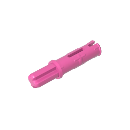 Gobricks GDS-929 Axle Pin 3L with Friction Ridges | Compatible Building Block for Technic