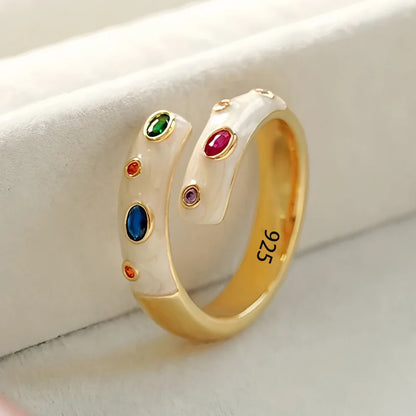 VENTFILLE 925 Sterling Silver Flower Ring | Hollow Out Retro Jewelry for Women