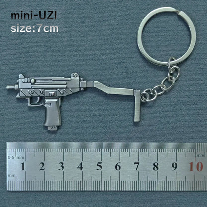Mini Keychain Pendant 98k Alloy Gun Model | PUBG Battlefield Gift for Men