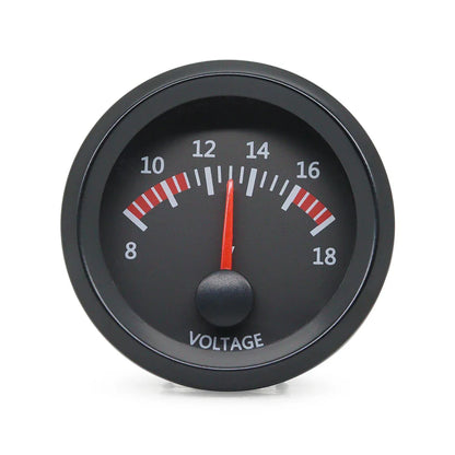 52MM Gauge 12V Water Temp Oil Temp Gauge Oil Press Fuel Volts Gauge Air Fuel Ratio Boost Exhaust Temp Meter Black Face Gauge