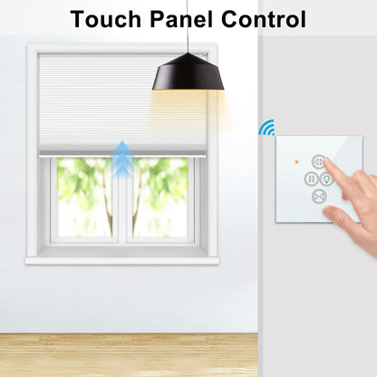 LoraTap Tuya Smart Life WiFi Roller Shutter Curtain Light Switch for Electric Motorized Blinds Work for Alexa Google Home Voice