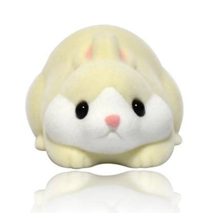 Chubby Hamster Penguin Squeeze Toy | Cute Flocked Stress Relief Animals