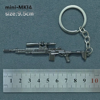 Mini Keychain Pendant 98k Alloy Gun Model | PUBG Battlefield Gift for Men