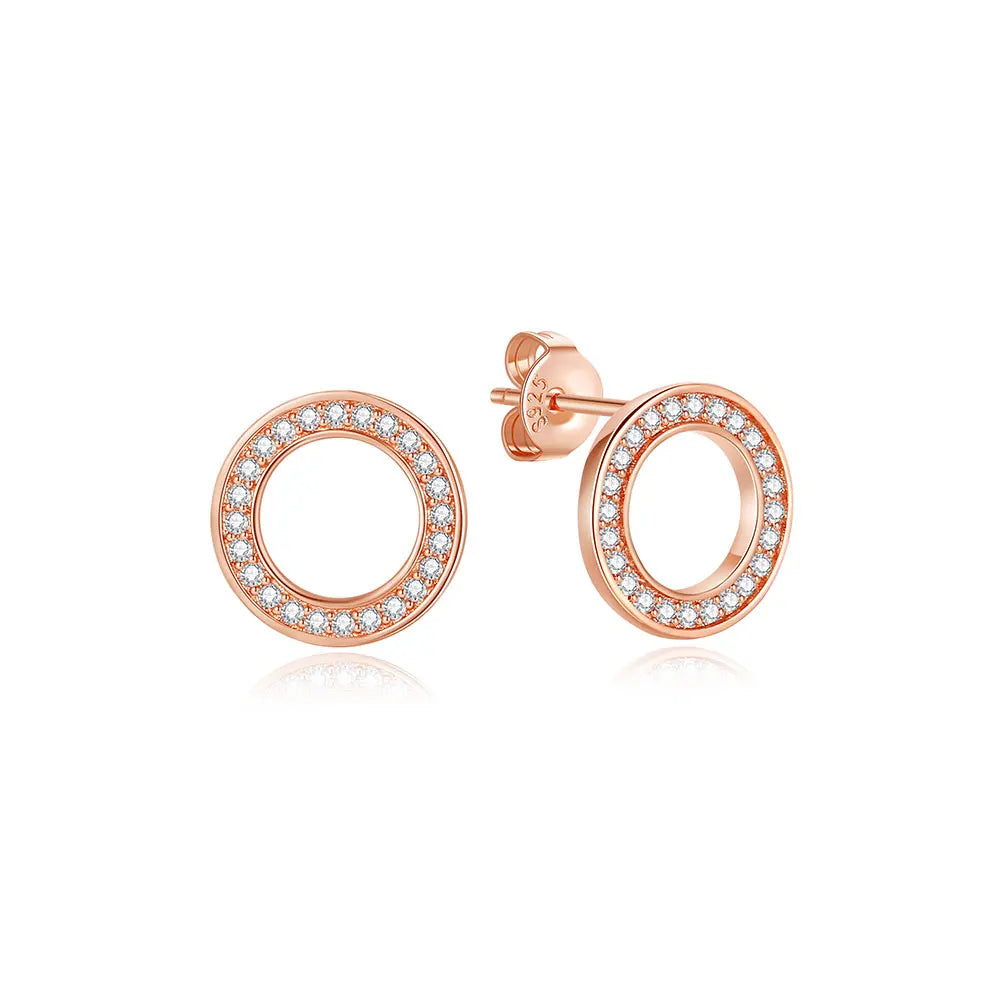 925 Sterling Silver Earrings | Women's Trendy Stud and Hoop Jewelry with Cubic Zirconia