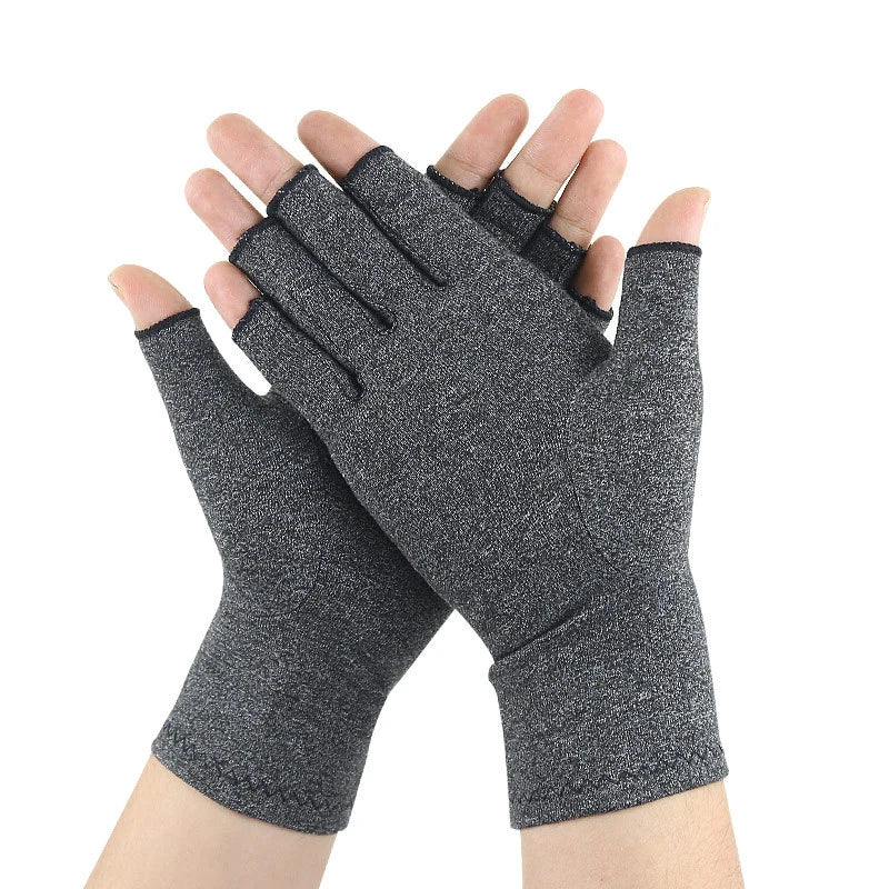 Fingerless Compression Gloves 1 Pair – Wrist Support for Hand Pain, Arthritis & Carpal Tunnel