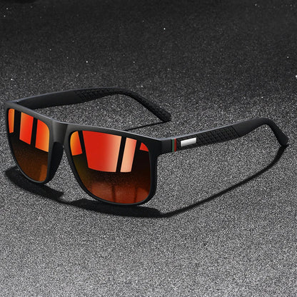 Colorful Striped Classic Sunglasses for Men & Women – UV400 Mirror Lens Driving & Travel