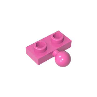 Plate, Modified 1 x 2 with Tow Ball on Side | Gobricks Building Block