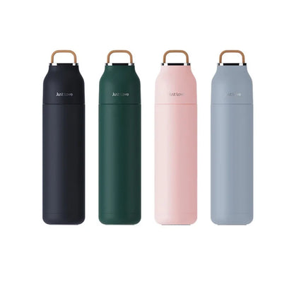 500ml Double Wall Stainless Steel Insulated Thermos Cup | Portable Outdoor Sports Tumbler