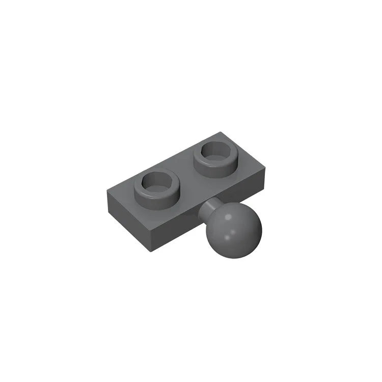 Plate, Modified 1 x 2 with Tow Ball on Side | Gobricks Building Block
