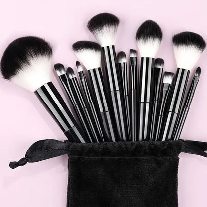 13-Piece Makeup Brush Set | Complete Eye Shadow, Concealer & Powder Brush Kit