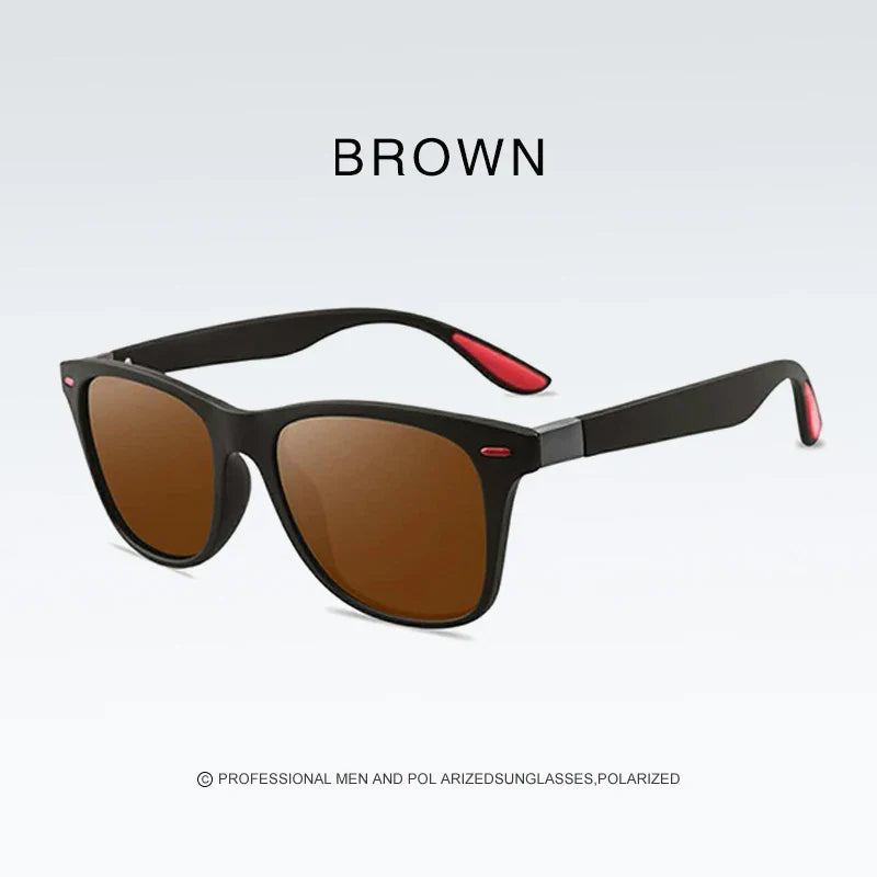 Retro Rectangle Sunglasses UV400 – Vintage Driver Sport Shades for Men & Women