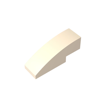 Gobricks GDS-657 Slope, Curved 3 x 1 | Compatible Building Block for Creative Construction