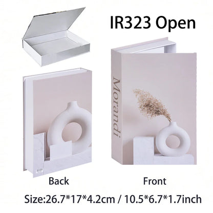Luxury Fake Books Home Decoration Accessories for Living Room Fashion Fake Book Storage Box Simple Nordic Coffee Table Books