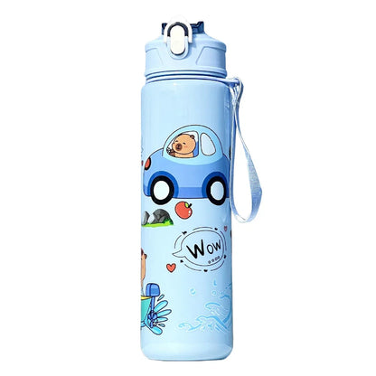 700ml Capybara Cute Water Cup with Straw & Handle | Large Capacity Sports Water Bottle