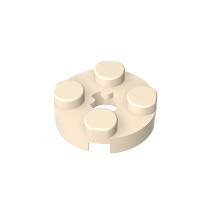 Gobricks GDS-609 PLATE 2X2 ROUND | Compatible Building Blocks for DIY Educational Models