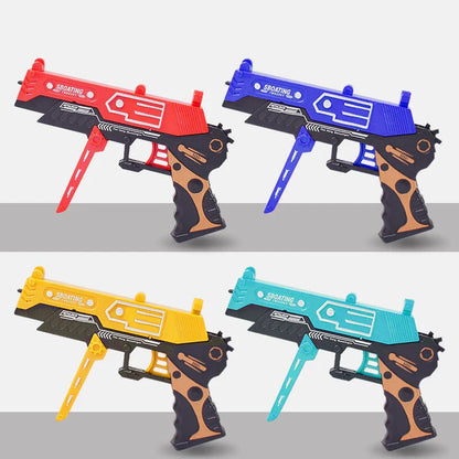 Continuous Fire Rubber Band Pistol | Foldable Toy Gun for Target Practice