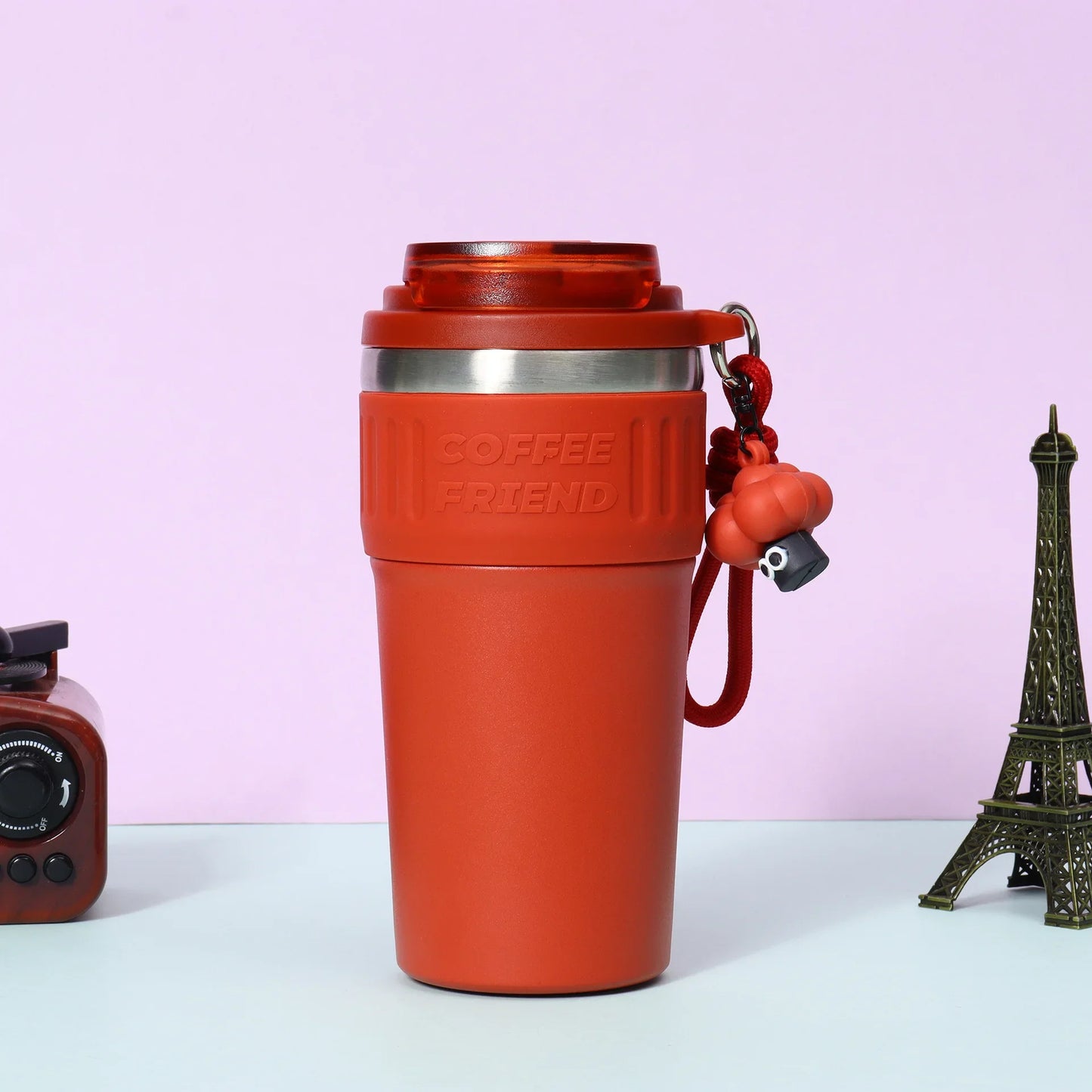 Travel Coffee Tumbler | 550ml Stainless Steel Vacuum Flask