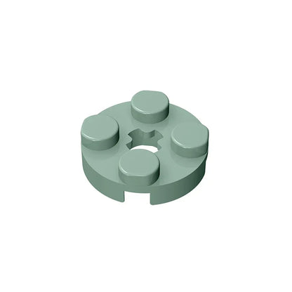 Gobricks GDS-609 PLATE 2X2 ROUND | Compatible Building Blocks for DIY Educational Models