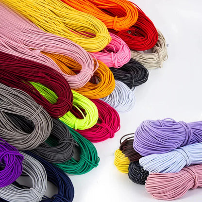 Elastic Thread for Jewelry Making - 1.0mm to 2.5mm, 10 Yards, DIY Beaded Crafting Sewing Accessories