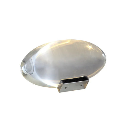 Eye Of The Sky Italian Designer Crystal Table Lamp | LED Night Projector for Living Room & Bedroom