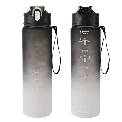 Peace 800ml Large Capacity Sports Water Bottle | Leak Proof Plastic Cup for Gym Outdoor Travel