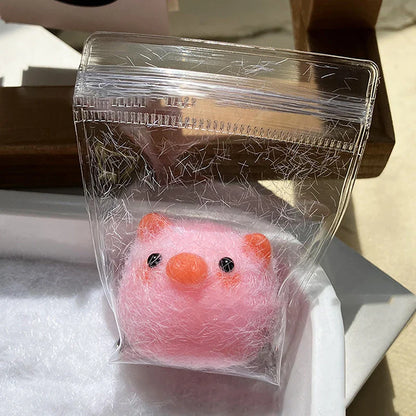 Cute Squeeze Stress Toy | Kawaii Silicone Pinch Toy Keychain