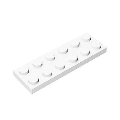 Plate 2 x 6 Building Block | Compatible Building Brick for DIY Creations
