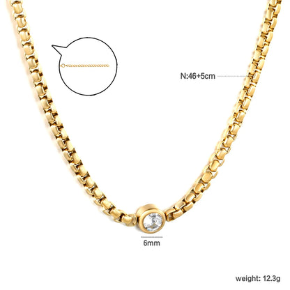 Teardrop Necklace Waterdrop Pendant | Minimalist Stainless Steel Jewelry for Women