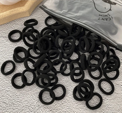 50/100-Pack Colorful Nylon Hair Bands for Kids - Elastic Scrunchie Hair Ties & Ponytail Holders for Girls