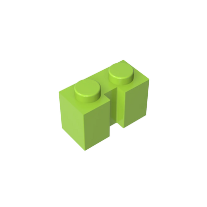 Gobricks GDS-798 Brick 1x2 with Groove | Compatible Building Block for DIY Sets