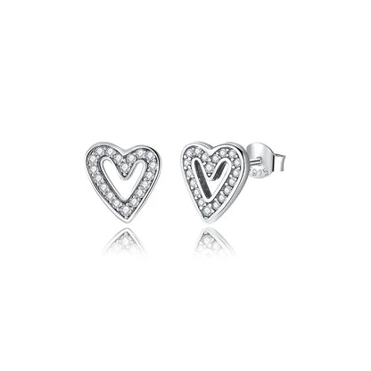 925 Sterling Silver Earrings | Women's Trendy Stud and Hoop Jewelry with Cubic Zirconia