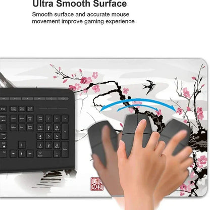 Large Non-Slip Gaming Mouse Pad - Smooth Surface & Durable Edges