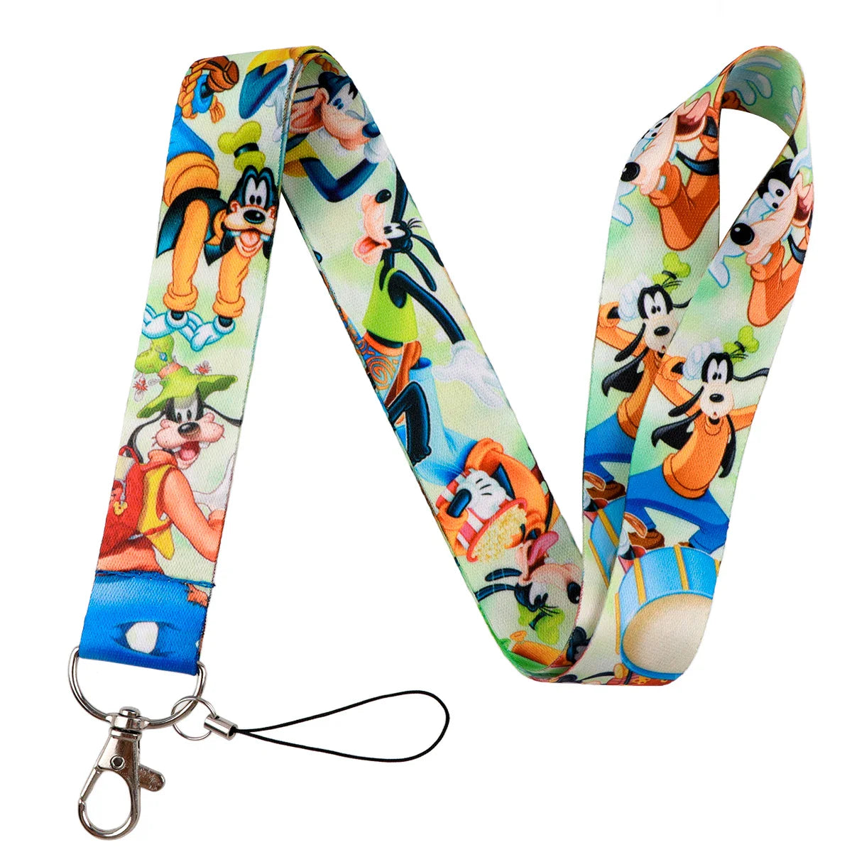 Cartoon Animal Keychain Lanyard | Anti-Lost Rope Strap for Keys