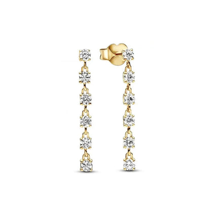 925 Sterling Silver Snowflake Heart Earrings | Fine Stud Earrings for Women