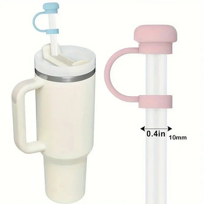Stanley Straw Cap Set | Silicone Dustproof Straw Cover for 10mm Round Straws