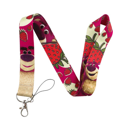 Cartoon Animal Keychain Lanyard | Anti-Lost Rope Strap for Keys
