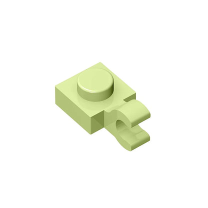 Gobricks GDS-813 1x1 Plate with Vertical Holder | Compatible with Lego 6019 and 61252