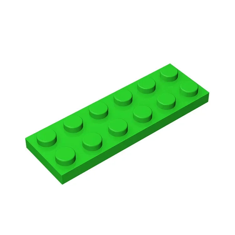 Plate 2 x 6 Building Block | Compatible Building Brick for DIY Creations