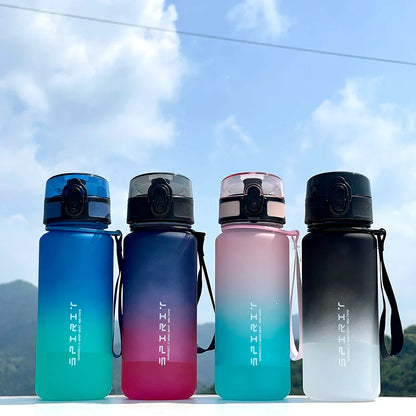 Large Capacity Motivational Sports Water Bottle | Leak Proof Reusable Cup for Gym Outdoor Travel