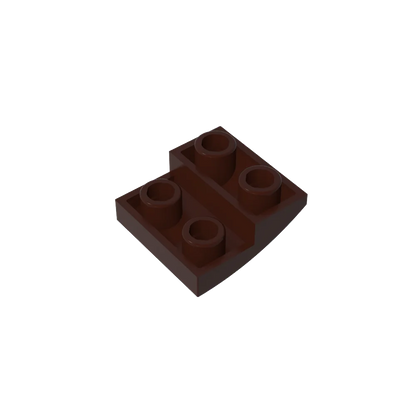 Gobricks GDS-1270 Slope, Curved 2 x 2 Inverted | Compatible with Lego 32803 Building Block