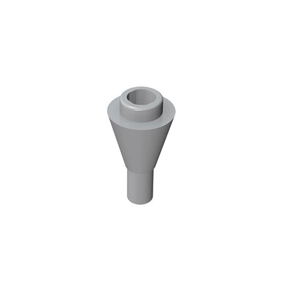 Gobricks GDS-1138 Cone 1 x 1 Inverted with Bar | Building Block for DIY Creations
