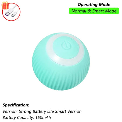 Interactive Smart Cat Toy Ball | Automatic Rolling Ball with Obstacle Avoidance