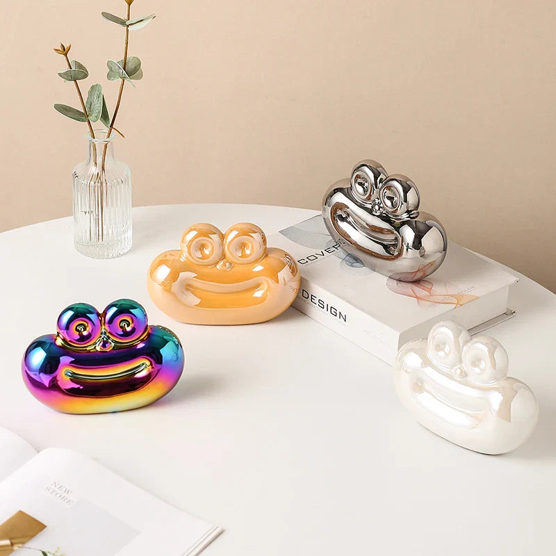 Unique Sausage-Shaped Decorative Ceramic Home Decoration Ornaments Creative Kitchen Living Room Decor Accessories