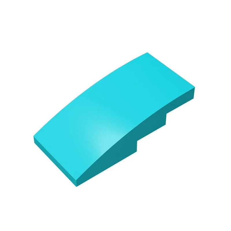 Slope, Curved 4 x 2 Building Block (Gobricks GDS-660) | Compatible with Lego 93606 Parts for DIY