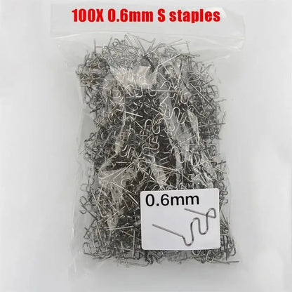 300Pcs Plastic Welder Hot Stapler Standard Pre-cut Corrugated Staples | Bumper Body Repair Welding Tools