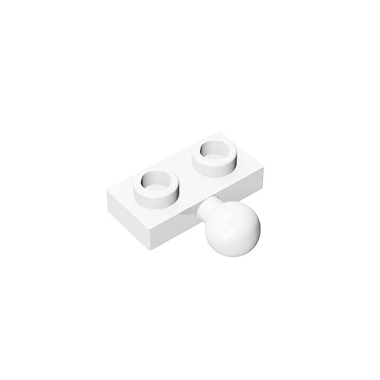 Plate, Modified 1 x 2 with Tow Ball on Side | Gobricks Building Block